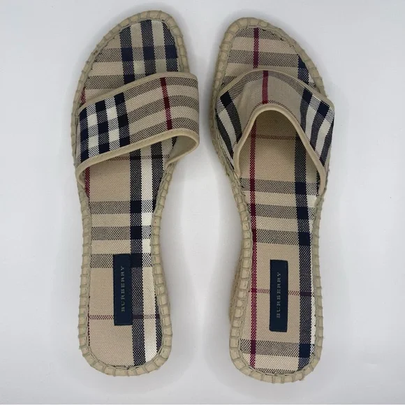 Burberry | Espadrille Slip on Wedge Sandal | EU40 - Picture 4 of 16